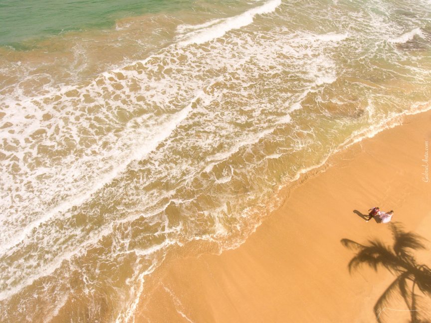 Fotografía con Dron de Boda en la Playa (Puerto Viejo de Limón, Costa Rica)