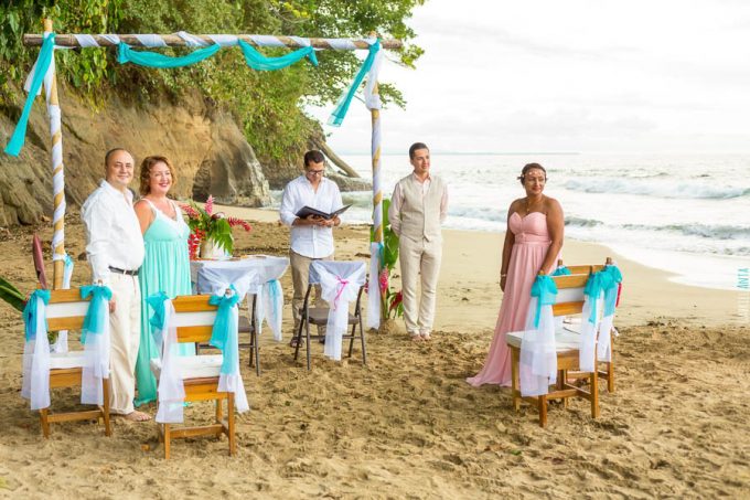Wedding Punta Uva Beach (Puerto Viejo, Costa Rica)